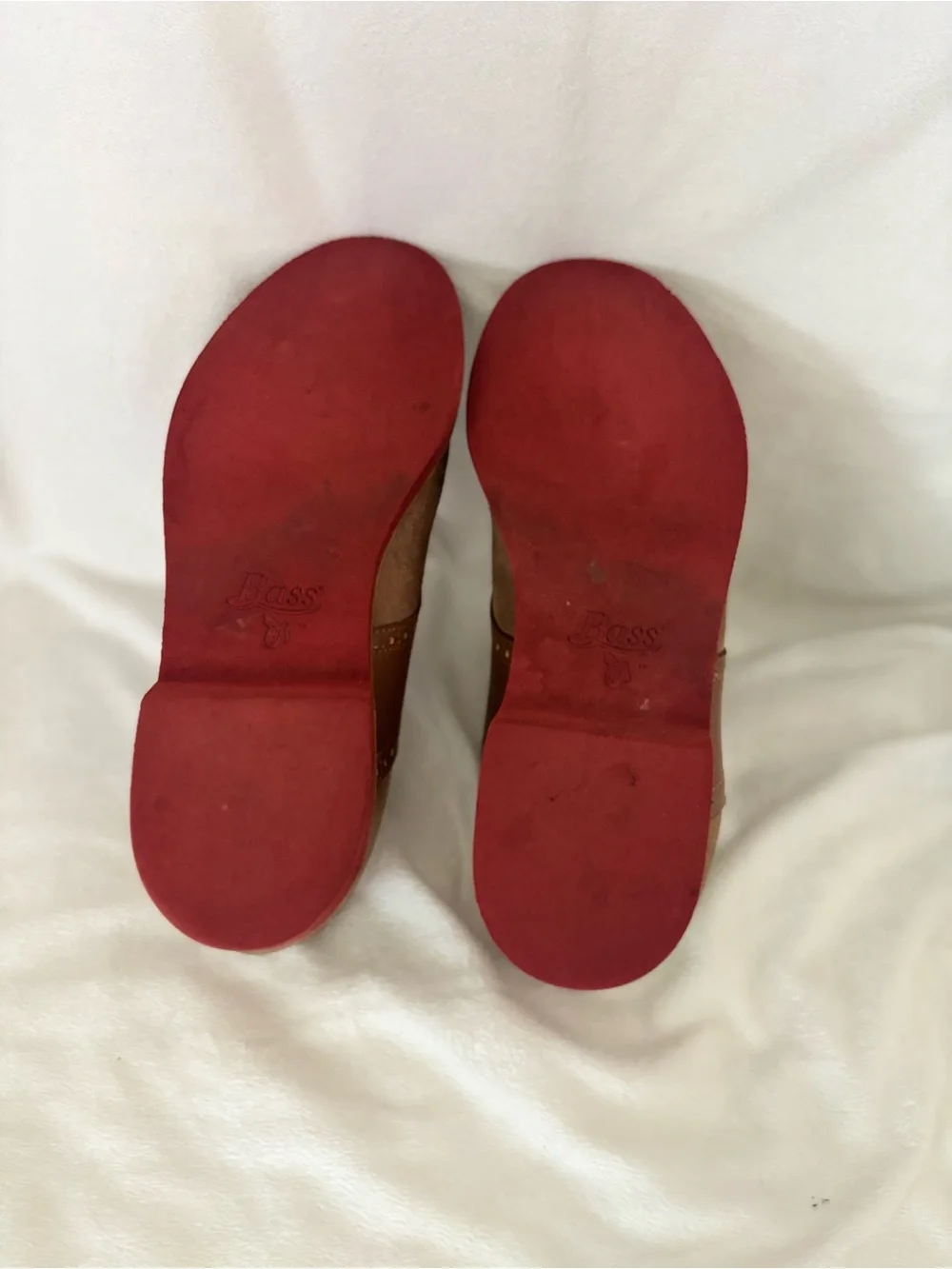 G.H. Bass & Co. Two-Tone Brown Oxford with Red Sole